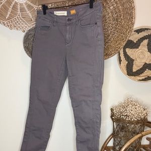 Pilcro and the Letterpress/Anthropologie SkinnyJeans Size 27 Grey